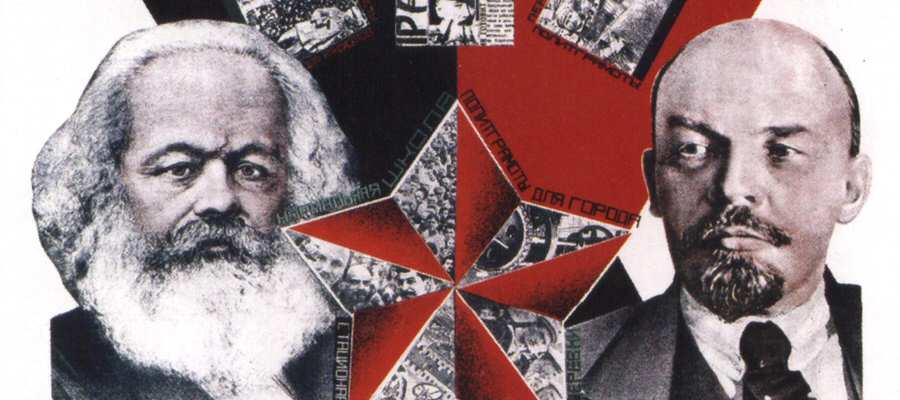 Gustav Klucis - Ohne Revolutionstheorie keine revolutionäre Bewegung, Plakat