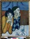 Pablo Picasso, Harlekin und seine Gefährtin (Zwei Gaukler)