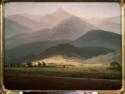 Caspar David Friedrich, Berglandschaft (Blick auf die Kleine Sturmhaube aus Warmbrunn)