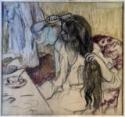 Edgar Degas, Frau bei ihrer Toilette