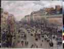 Camille Pissarro, Boulevard Montmartre in Paris