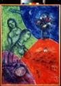 Marc Chagall, Selbstbildnis mit Blumenstrauss