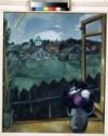 Marc Chagall, Blick aus dem Fenster in Witebsk