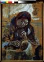 Marc Chagall, Alte Frau mit Wolleknäuel