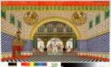Iwan Jakowlewitsch Bilibin, Bühnenbildentwurf zur Oper Der goldene Hahn von N. Rimski-Korsakow, Bilibin, Iwan Jakowlewitsch (1876-1942)