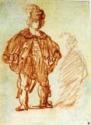 Rembrandt van Rhijn, Stehender Schauspieler