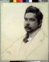 Léon Bakst, Porträt des Malers Konstantin Somow (1869-1939), Bakst, Léon (1866-1924)