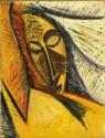 Pablo Picasso, Kopf einer schlafenden Frau (Studie für Nu à la draperie)