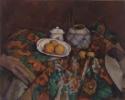 Paul Cézanne, Stillleben mit Ingwergefäß, Zuckerdose und Orangen