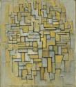 Piet Mondrian, Mondrian, Piet (1872-1944)Komposition in Braun und Grau (Gemälde Nr. II / Komposition Nr. IX / Compositie 5)