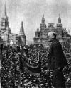 Wladimir Lenin bei der Einweihung des Stepan-Rasin-Denkmals