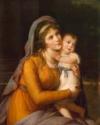 Marie Louise Elisabeth Vigée-Lebrun, Porträt von Baronin Anna Sergejewna Stroganowa (1765-1824) mit Sohn