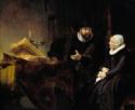 Rembrandt van Rhijn, Der Mennonitenprediger Anslo und seine Frau