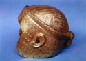 Gold helmet from Mesopotamia. 2,500