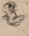 Francisco de Goya, Junge Frau, in der Luft schwebend