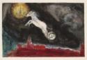 Marc Chagall, Sankt Petersburger Phantasie. Bühnenbildentwurf zur Ballett Aleko von P. Tschaikowski
