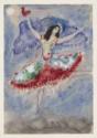 Marc Chagall, Semphira. Kostümentwurf zur Ballett Aleko von P. Tschaikowski