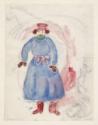 Marc Chagall, Kutscher. Kostümentwurf zur Ballett Aleko von P. Tschaikowski