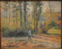 Camille Pissarro, Landschaft mit Jäger, Pontoise (Paysage à Pontoise avec un chasseur)