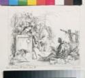 Giambattista Tiepolo, Der Besuch bei dem Tod. Aus der Serie ''Capriccios''