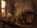 Rembrandt van Rhijn, Tobit und Anna