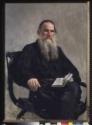 Ilja Jefimowitsch Repin, Porträt des Schriftstellers Leo N. Tolstoi (1828-1910)