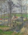 Camille Pissarro, Grauer Tag an den Ufern der Viosne bei Osny
