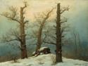 Caspar David Friedrich, Hünengrab im Schnee