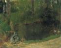 Edgar Degas, Teich im Wald