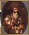 Russischer Meister, Bildnis Joachim, Patriarch von Moskau (1674-1690).