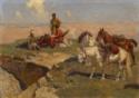 Franz Roubaud, Die kaukasischen Reiter bei einer Rast