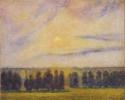 Camille Pissarro, Sonnenuntergang in Èragny