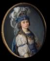 Russischer Meister, Die Schauspielerin und Sängerin Praskowja Schemtschugowa (1768-1803) als Eliane in der Oper Les Mariages samnites von A.E.M. Gré.