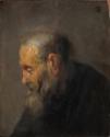 Rembrandt van Rhijn, Studie eines alten Mannes im Profil