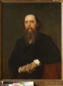 Iwan Nikolajewitsch Kramskoi, Porträt des Schriftstellers Michail Saltykow-Schtschedrin (1826-1889)