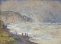 Claude Monet, Stürmische See in Pourville