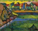 Wassily Wassiljewitsch Kandinsky, Bayerisches Dorf mit Feld