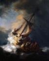 Rembrandt van Rhijn, Der Sturm auf dem See Genezareth