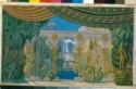 Iwan Jakowlewitsch Bilibin, Die Gärten von Tschernomor. Bühnenbildentwurf zur Oper Ruslan und Ljudmila von M. Glinka