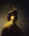Rembrandt van Rhijn, Selbstporträt im Alter von 23 Jahren
