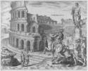Philipp Galle, Das Kolosseum in Rom (aus der Folge Die acht Weltwunder) Nach Maarten van Heemskerck