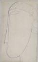 Amedeo Modigliani, Kopf im Profil
