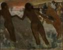 Edgar Degas, Bauernmädchen beim Baden am Meer, in der Dämmerung