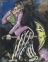 Marc Chagall, Mann mit Regenschirm