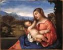 Tizian, Madonna und Kind in einer Landschaft