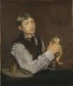 Édouard Manet, Junge, eine Birne schälend