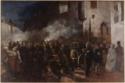 Gustave Courbet, Feuerwehrleute eilen zu einem Brand