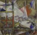 Marc Chagall, Paris durch das Fenster gesehen (Paris par la fenêtre)