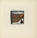 Wassily Wassiljewitsch Kandinsky, Landschaft mit Figuren und Kruzifix. Aus Klänge