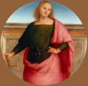 Perugino, Junger Heiliger mit Schwert (Heiliger Martin?)